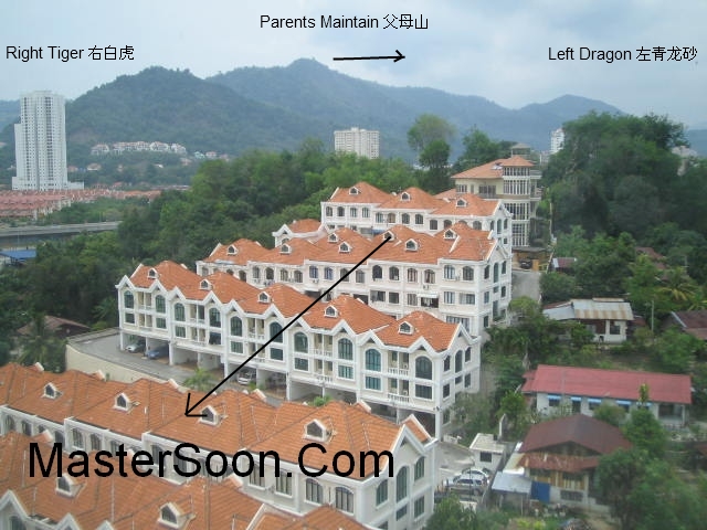 Penang Property feng shui Penang Property Feng Shui - Land Formation determines the ultimate quality of the property feng shui. The Geophysic determines the superiority and inferiority of the feng shui outcome to a considerably large percentage. 槟城产业风水。地点,地形,地势,地理格局 决定了该地产的风水素质。风水地形峦头占据了大部分的风水素质百分比率。