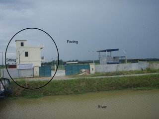 River Dragon The Building Was Purposely Constructed NOT to face the River Dragon. Why? On the other hand, the small building on the right hand side is very important... Feng Shui is water engineering...... feng shui is NOT numbers on paper......