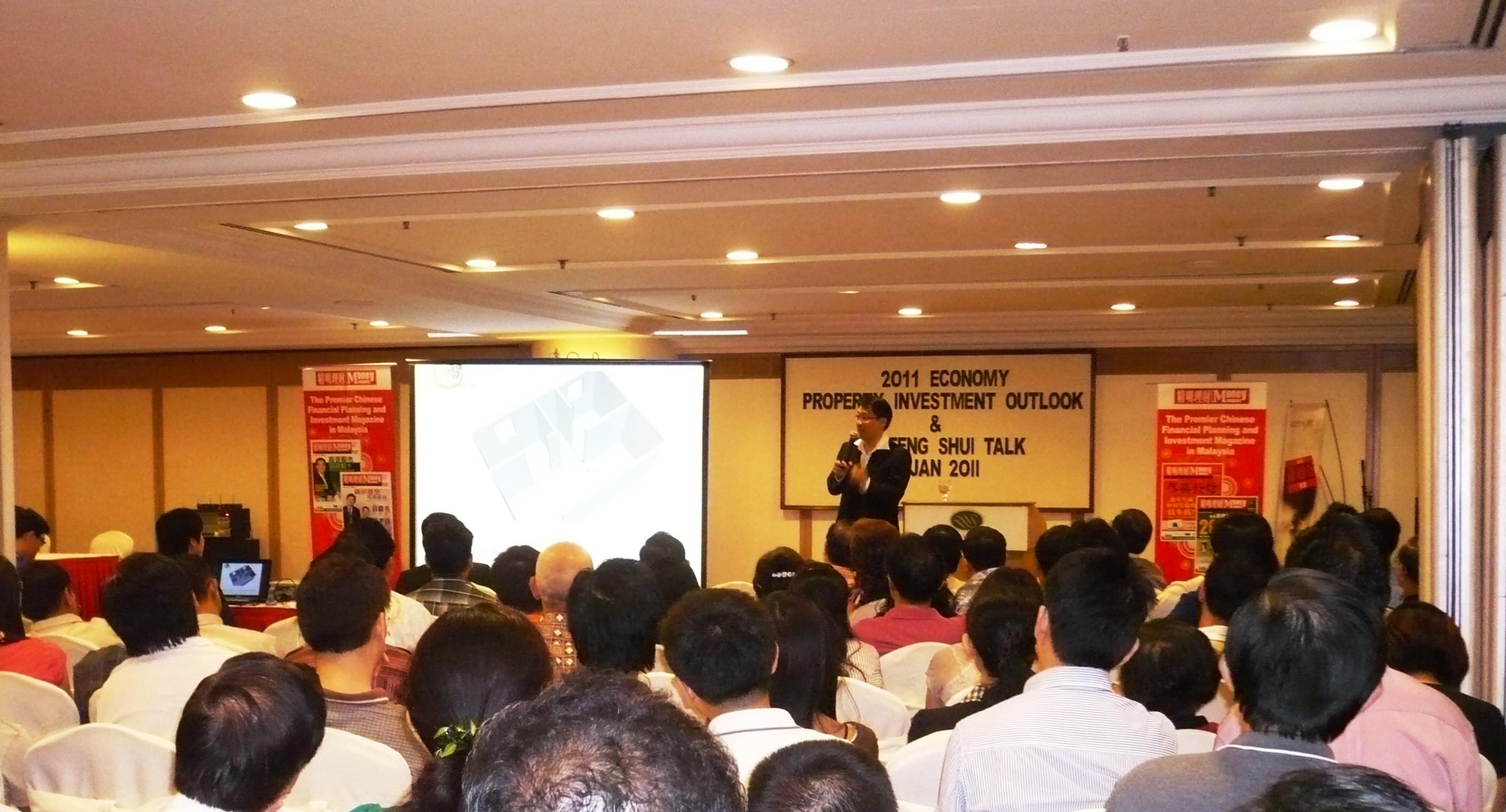 Master Soon at Sunway Hotel for Feng Shui Talk 2011. Sponsored by Red Tone and Organized By Money Compass