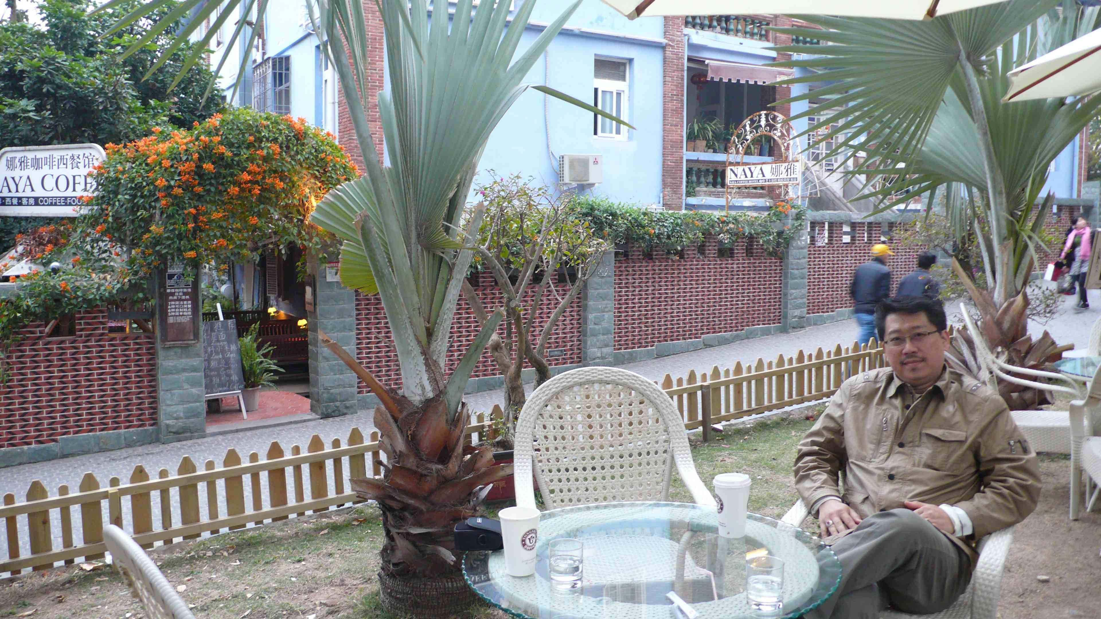 gulangyu I was having a cup of Latte in a Cafe. The place I was sitting on was belonged to Consulates of Great Britain. The building at my back was the Consulates of France..... All these was the historical facts of WHAT the WEST was at their peak and had done in 19th century towards China and his people....