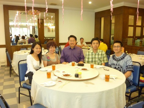 Feng Shui Module Two on 12 & 13 June 2011 (during lunch time) Rachel, Esther, Master Soon, Bryan and Wooi Loon