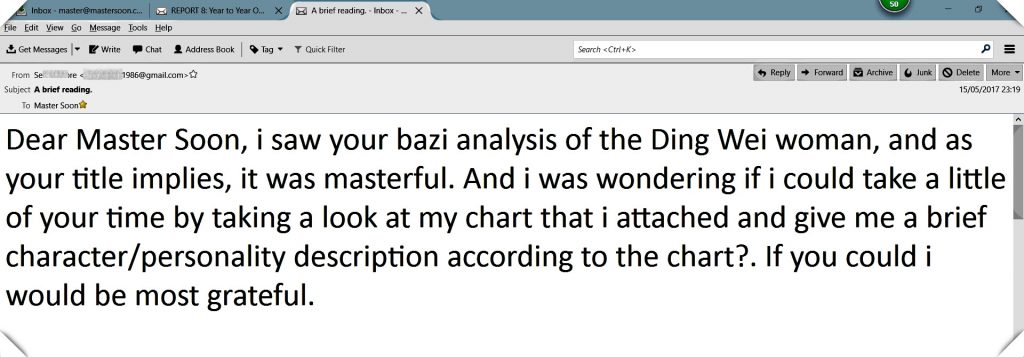 Bazi 2017 request
