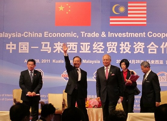 China Malaysia 3 Together we build a better tomorrow.... At present, the bilateral exchange and cooperation are being deepened across all areas and the growth of overall bilateral ties is showing a sound momentum.