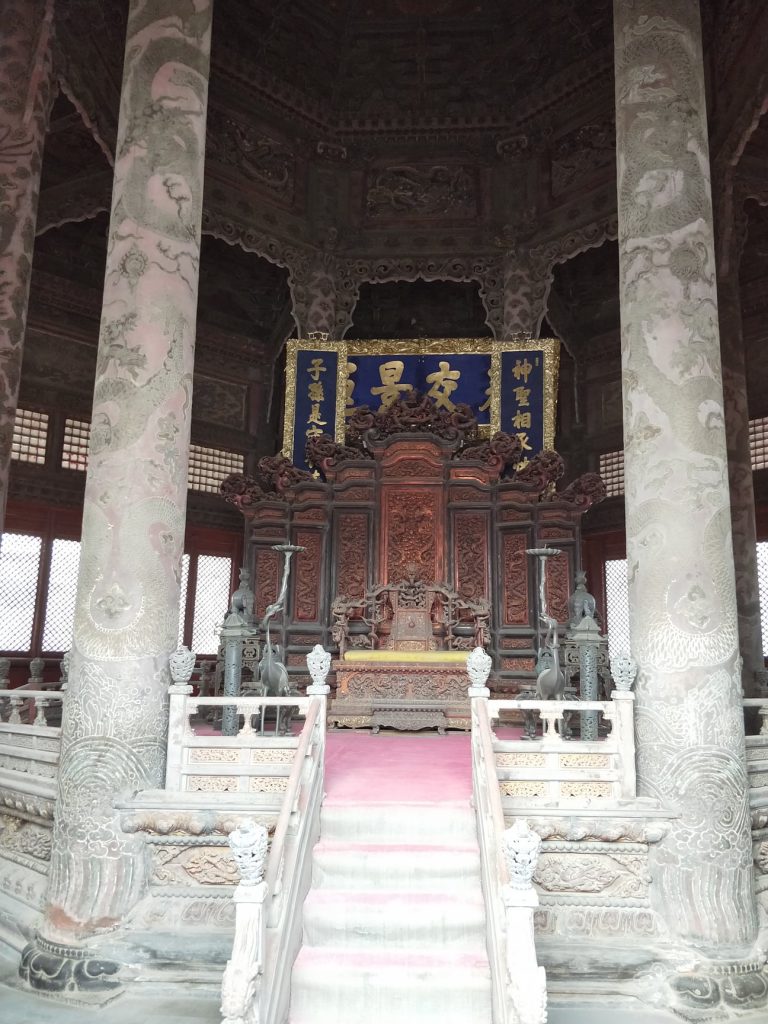 The Throne of 皇太极 in Shenyang